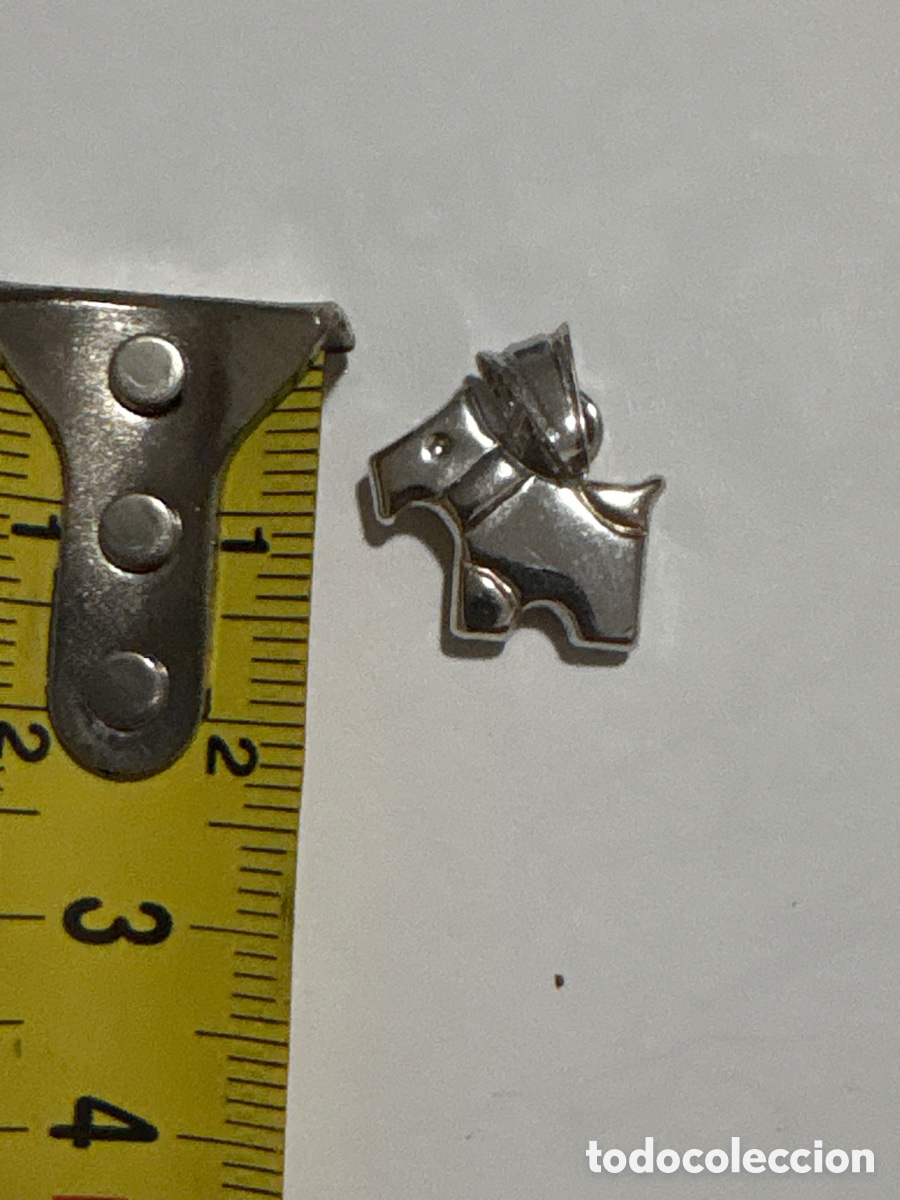 Joyeria: Charm, colgante o dije de plata de ley, perro (A2) - Foto 2