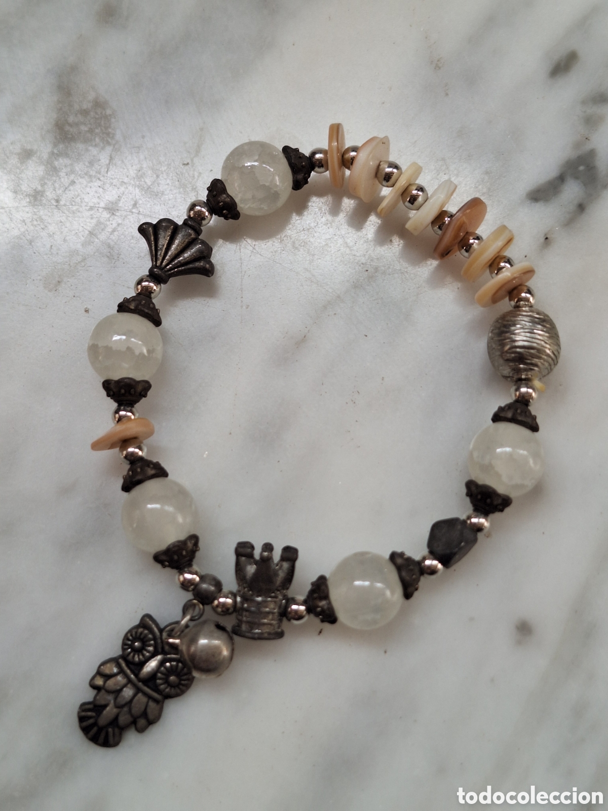 Joyeria: Pulsera con buho y corona - Foto 1