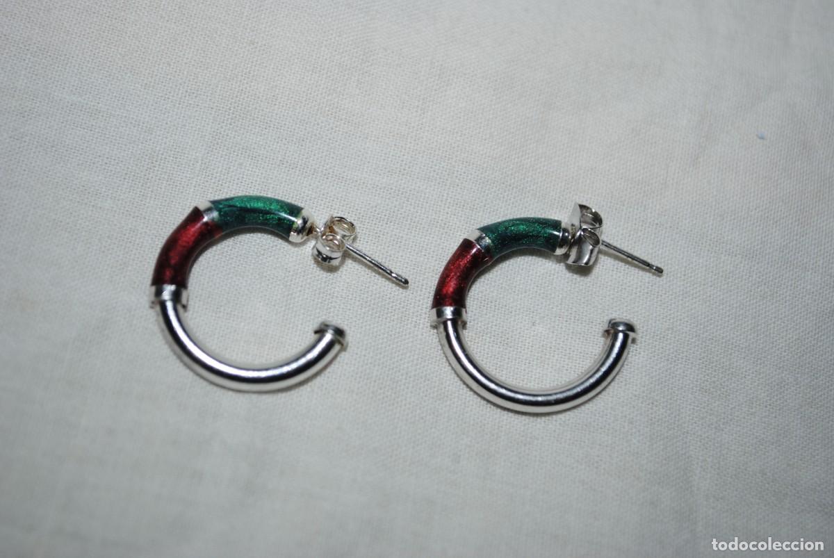 Joyeria: ZALCILLOS DE PLATA , EN FORMA REDONDA - Foto 2