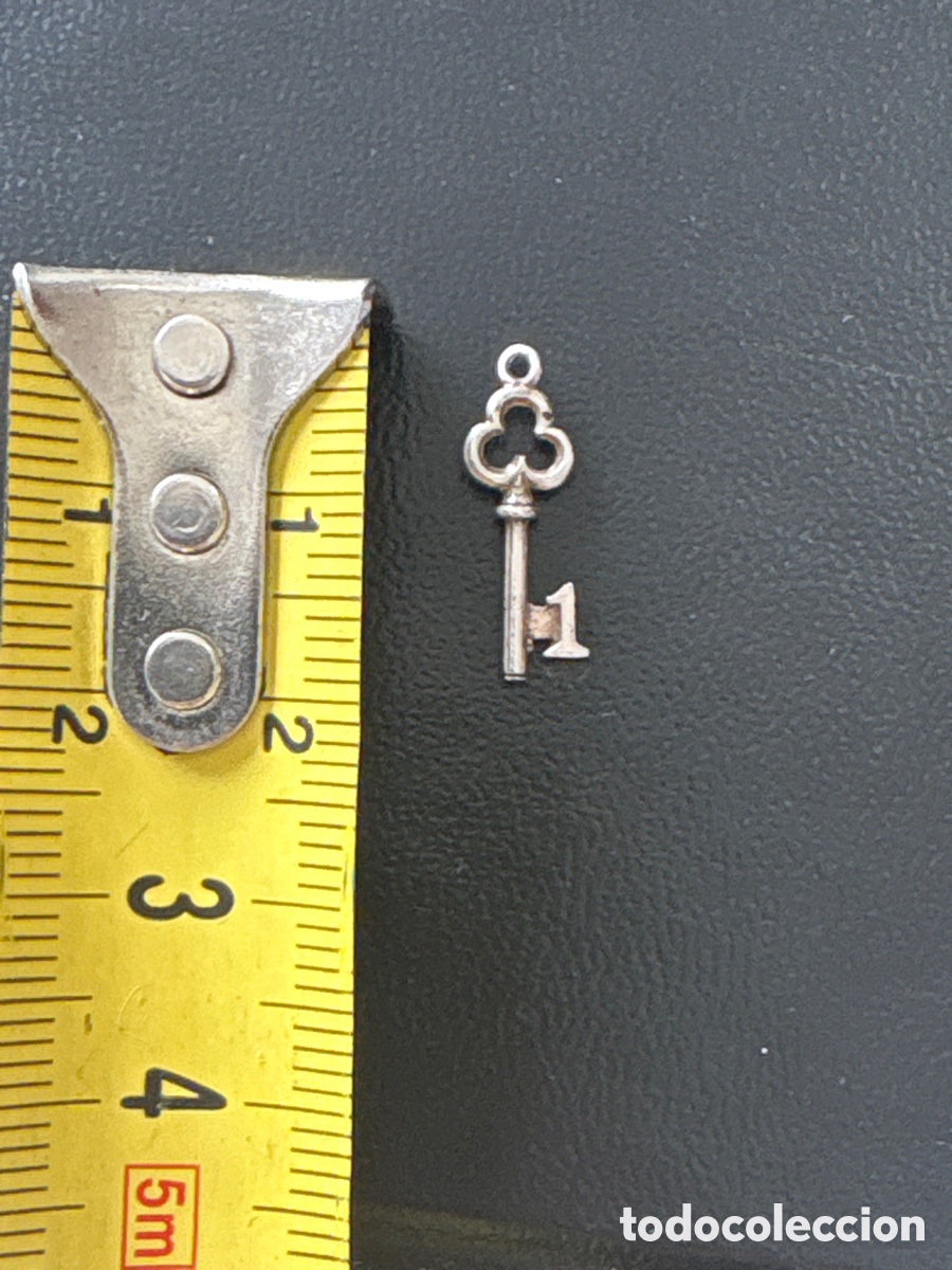 Joyeria: Colgante llave plata de ley N&Uacute;MERO 1 (A2) - Foto 2