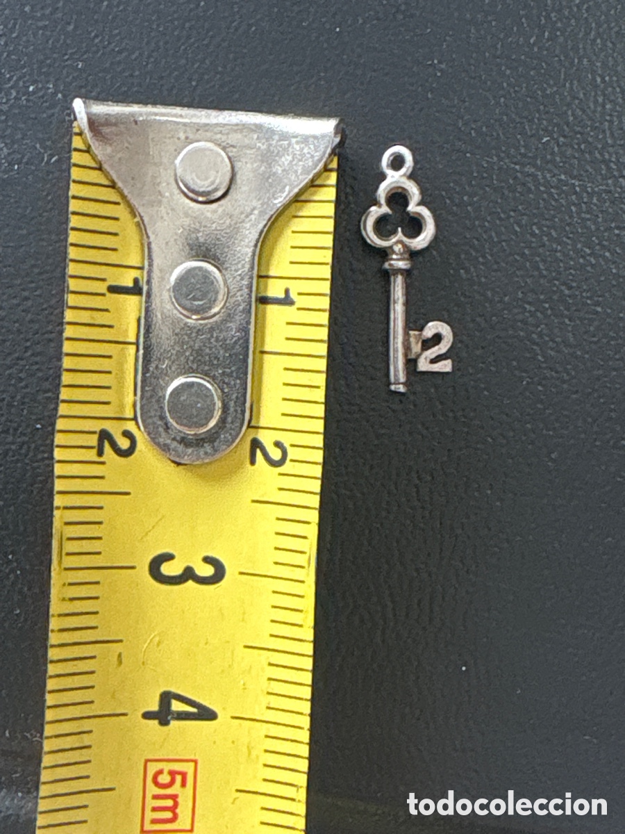 Joyeria: Colgante llave plata de ley N&Uacute;MERO 2 (A2) - Foto 2