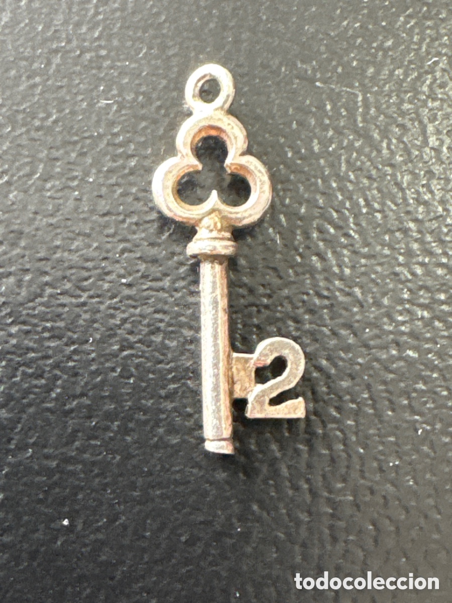 Joyeria: Colgante llave plata de ley N&Uacute;MERO 2 (A2) - Foto 1