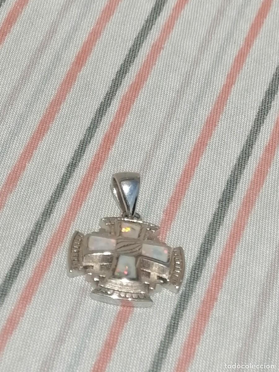 Joyeria: Cruz de plata con incrustacions de Opalo de Jerusalem - Foto 10