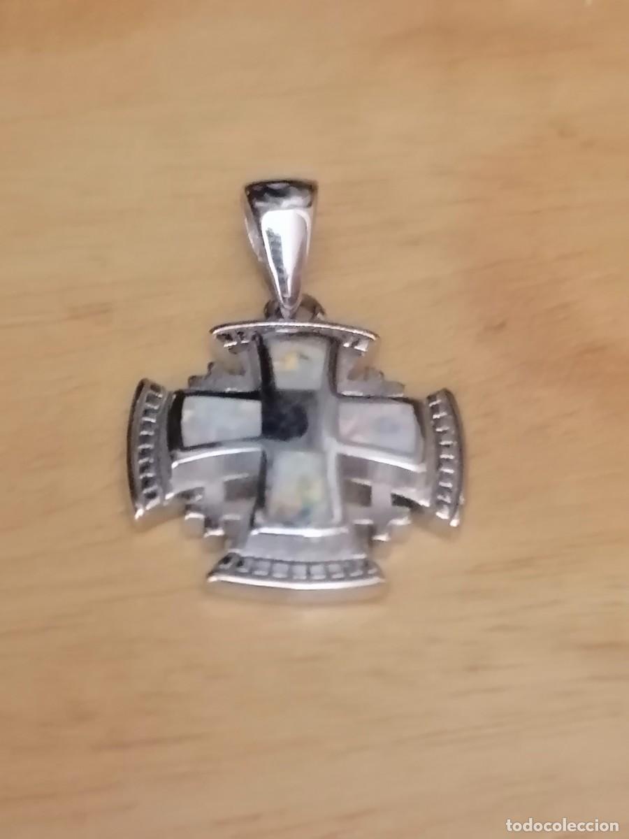 Joyeria: Cruz de plata con incrustacions de Opalo de Jerusalem - Foto 13