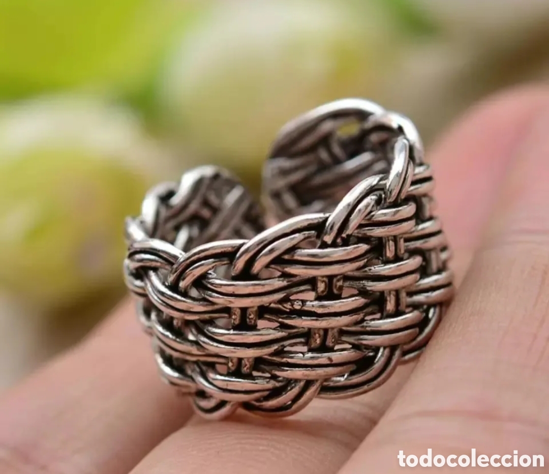 Joyeria: FANT&Aacute;STICO ANILLO DE PLATA TIBETANA. REF S6 EOS ANILLOS - Foto 2