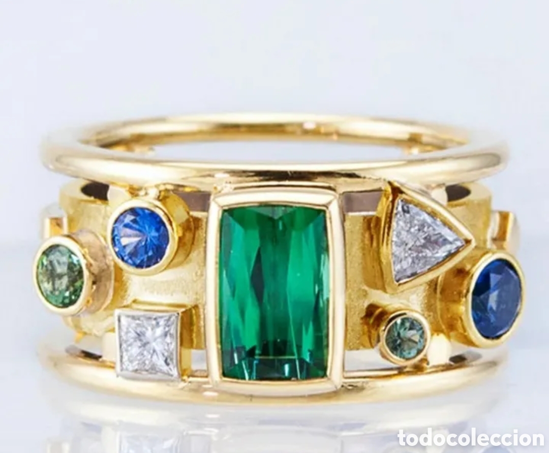 Joyeria: FANT&Aacute;STICO ANILLO CON CIRCONITAS. REF S5 EOS ANILLOS - Foto 2