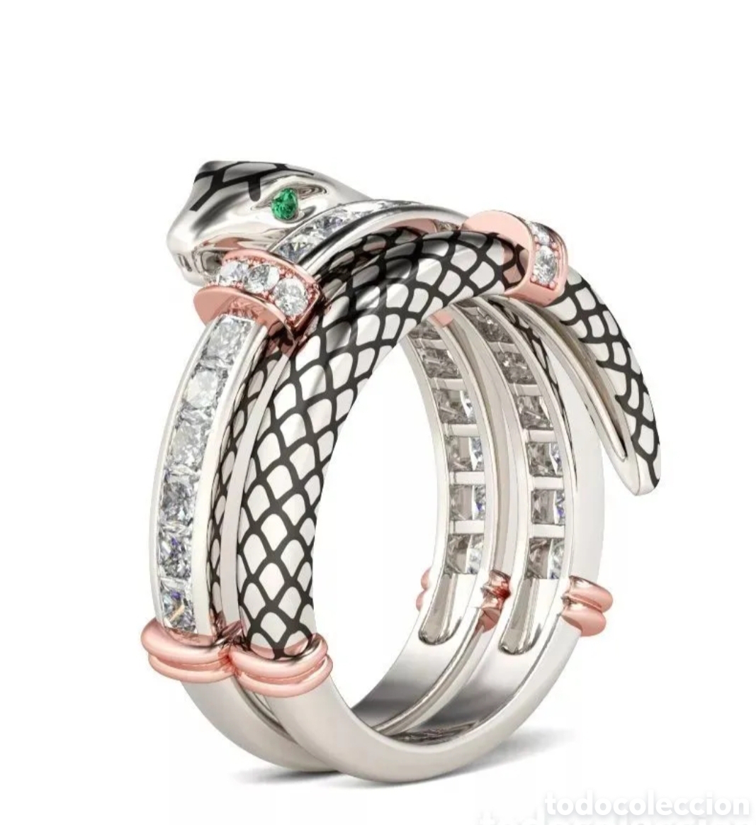 Joyeria: EXCLUSIVO ANILLO EN FORMA DE SERPIENTE. REF S4 EOS ANILLOS - Foto 2