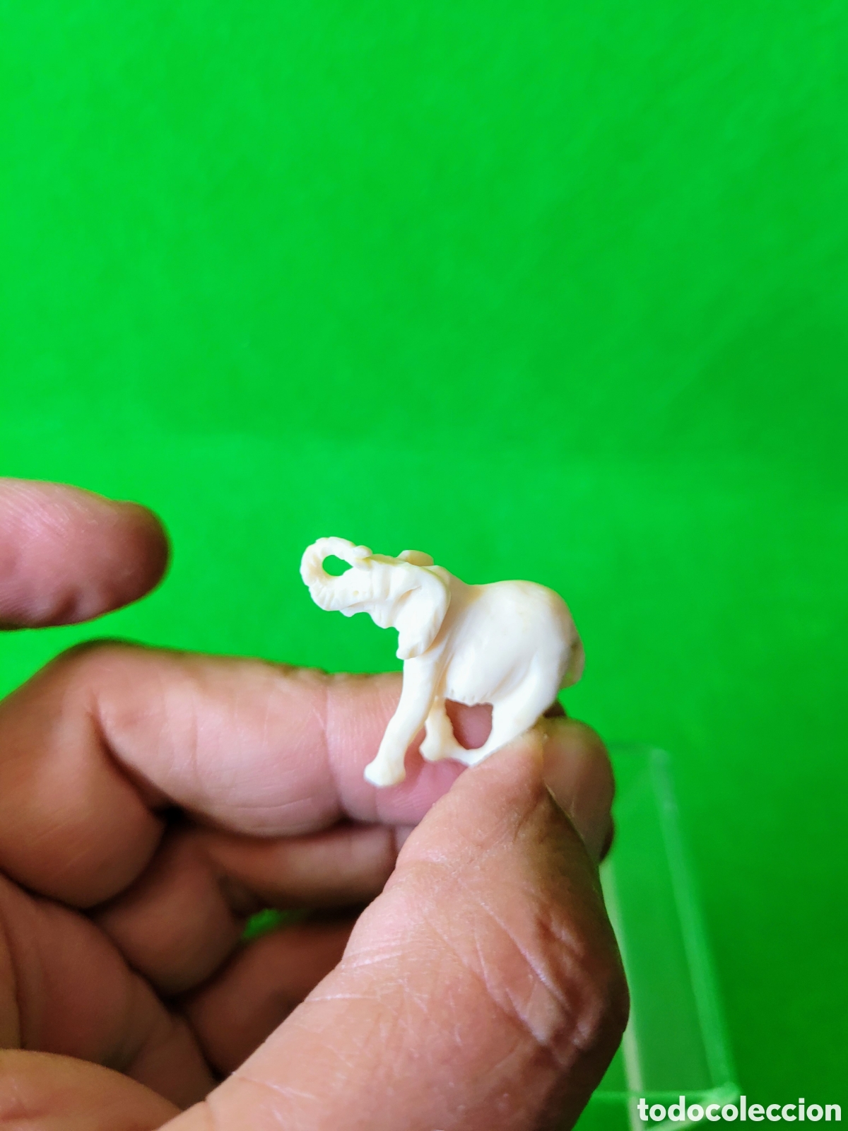 Joyeria: PAREJA DE PEQUE&Ntilde;OS ELEFANTES EN MARFIL - Foto 4