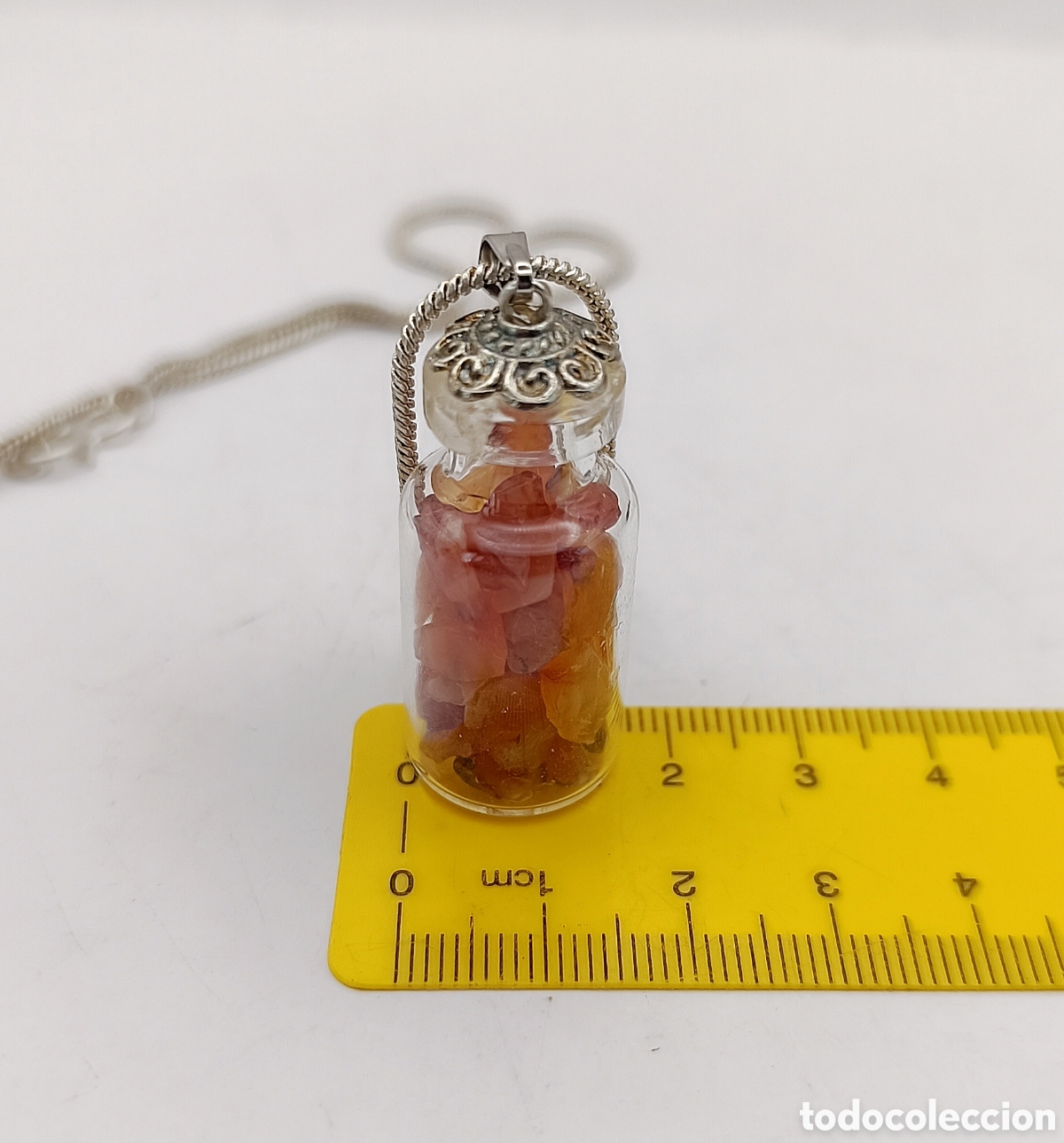 Joyeria: Collar de Botellita de &Aacute;gata Cornalina - Foto 3