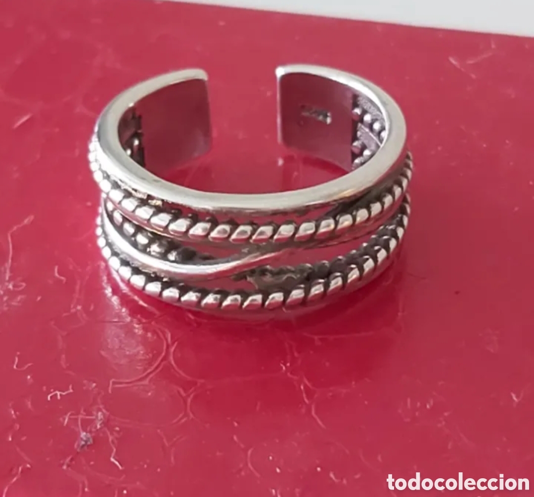 Joyeria: FANT&Aacute;STICO ANILLO DE PLATA TIBETANA. REF S6 EOS ANILLOS - Foto 2