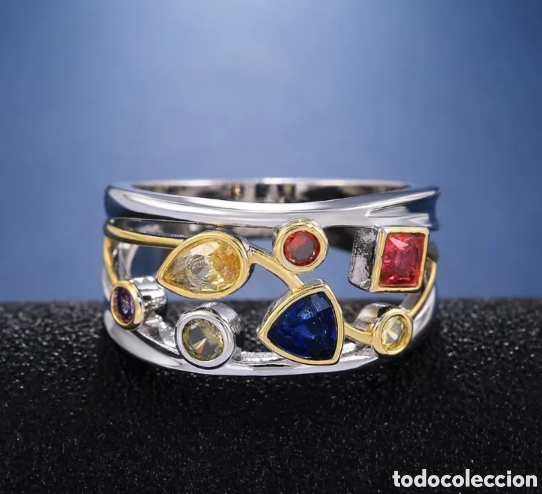 Joyeria: FANT&Aacute;STICO ANILLO CON CIRCONITAS. REF S4 EOS ANILLOS - Foto 3