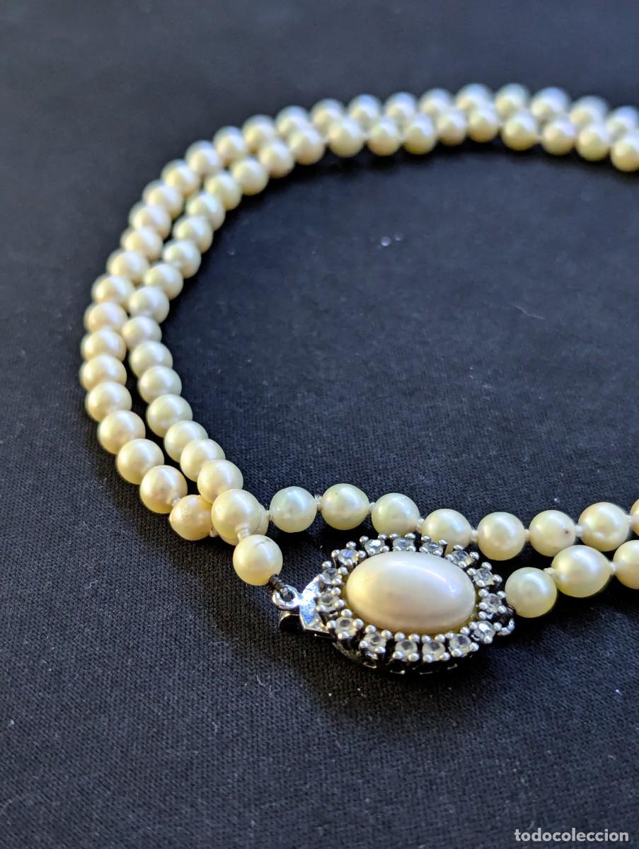 Joyeria: Collar de perlas redondas vintage - Foto 2
