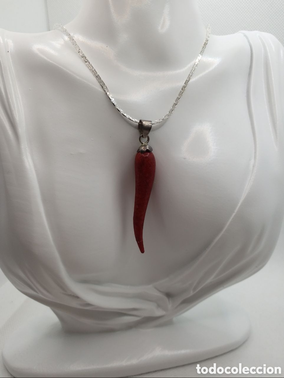 Joyeria: Cadena y colgante &rdquo;Cuerno de la Suerte&rdquo; - Foto 1