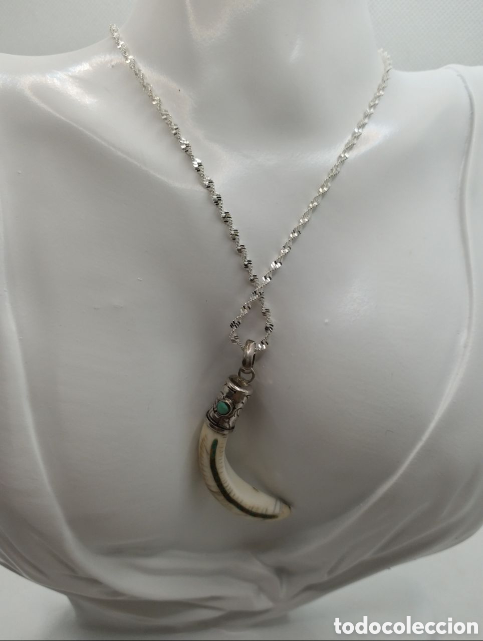 Joyeria: Cadena y colgante CUERNO de la Suerte - Foto 3