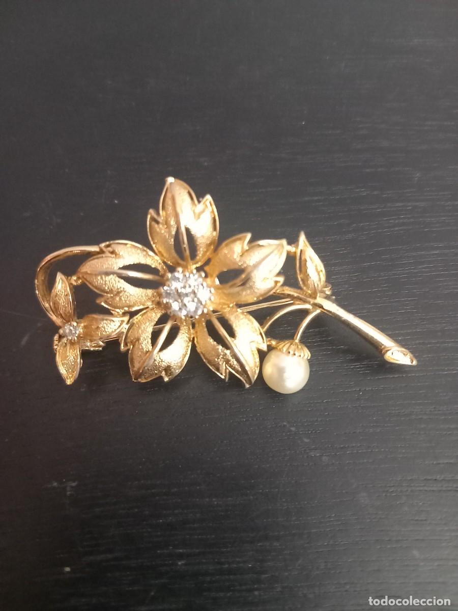 Joyeria: Broche antiguo dorado - Foto 1