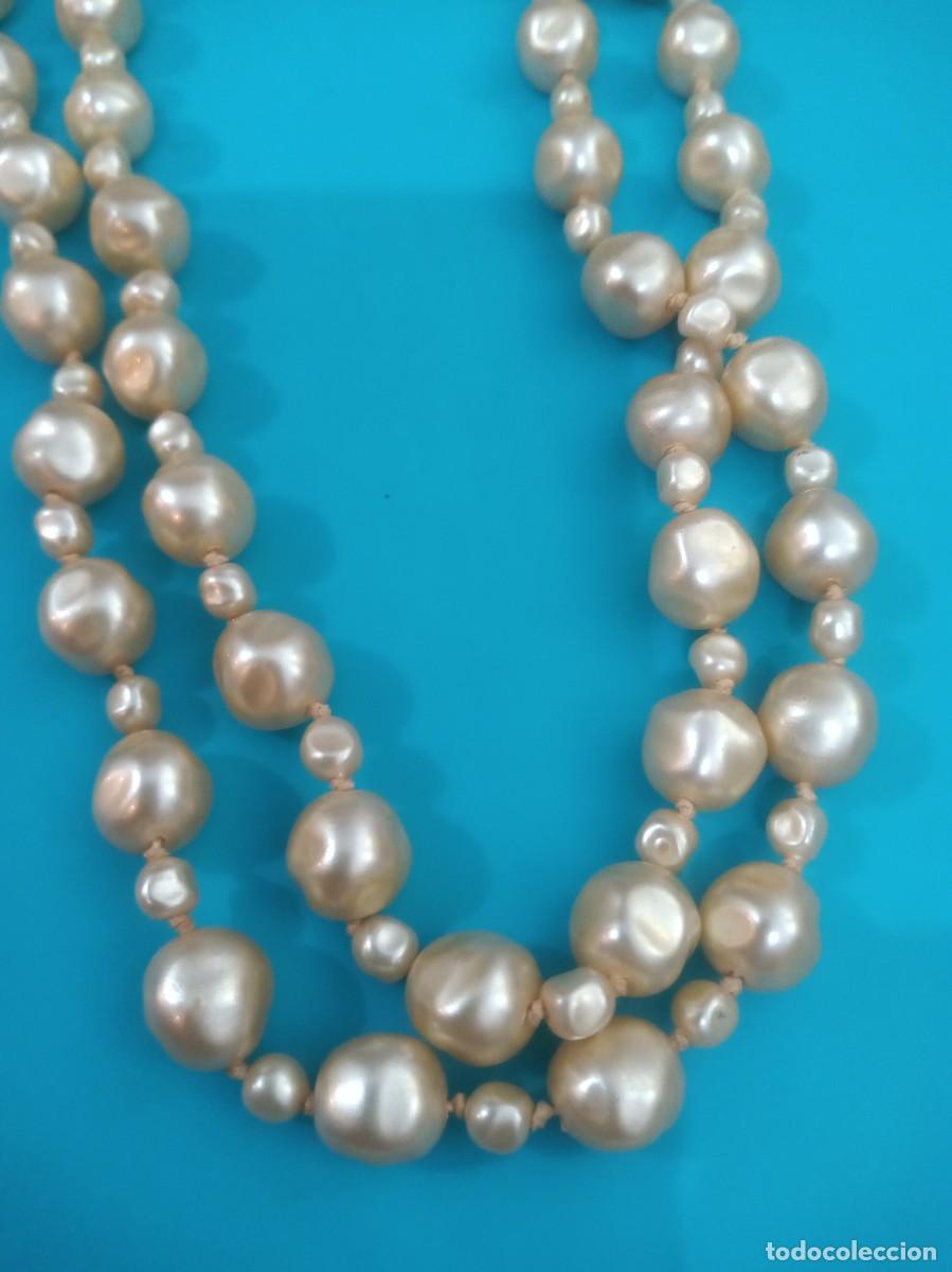 Joyeria: COLLAR LARGO IMITACI&Oacute;N DE PERLAS - Foto 2