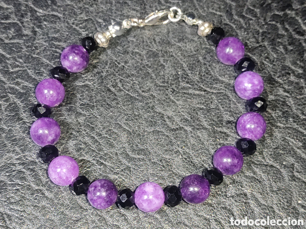 Joyeria: Pulsera de Amatista y Onix. - Foto 2