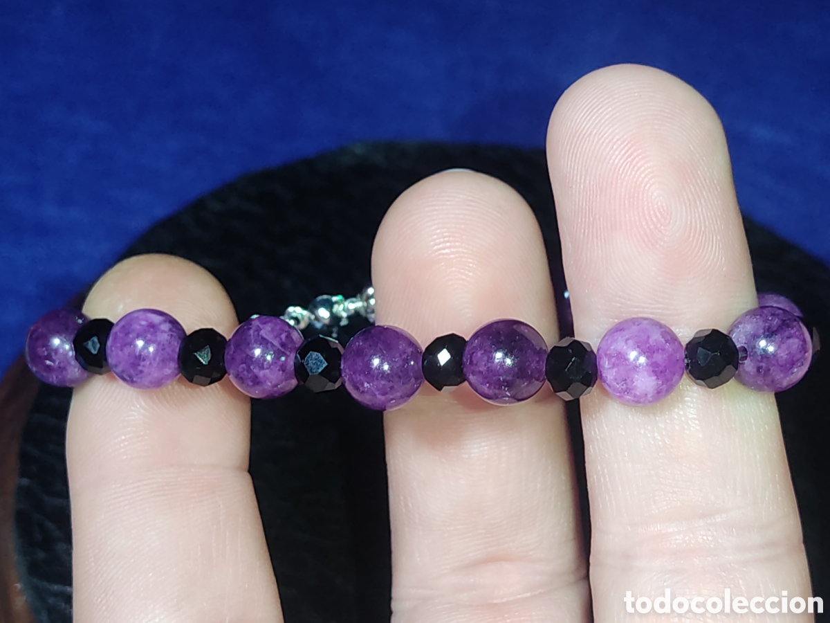 Joyeria: Pulsera de Amatista y Onix. - Foto 4