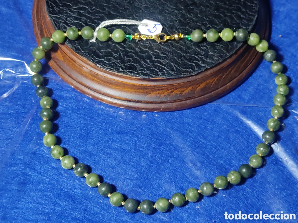 Joyeria: Collar de jade & pedrer&iacute;a verde.*5* - Foto 2