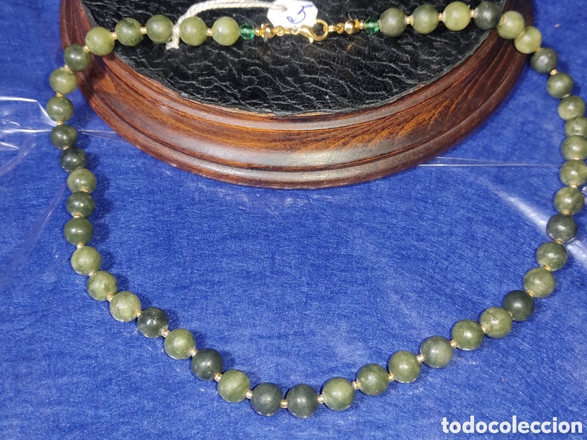 Joyeria: Collar de jade & pedrer&iacute;a verde.*5* - Foto 3