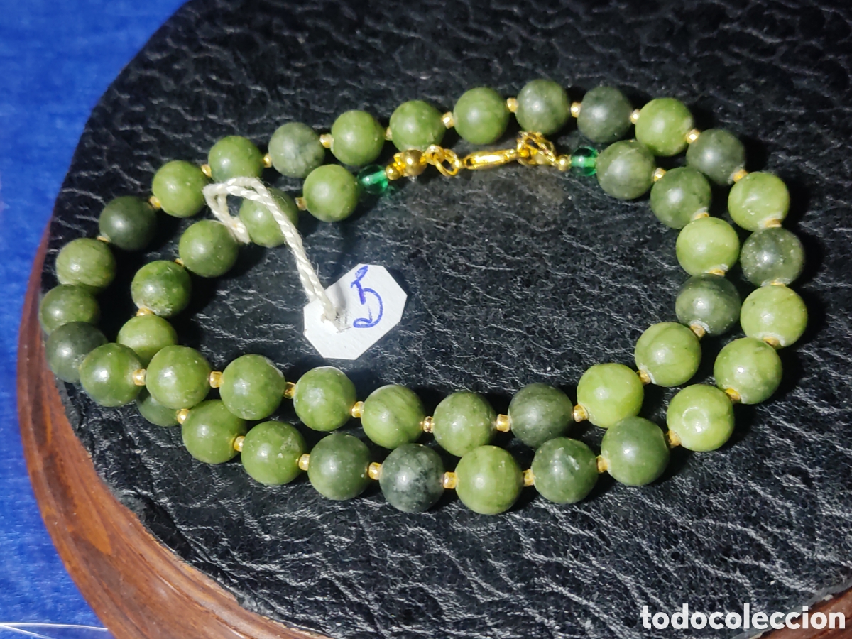 Joyeria: Collar de jade & pedrer&iacute;a verde.*5* - Foto 5