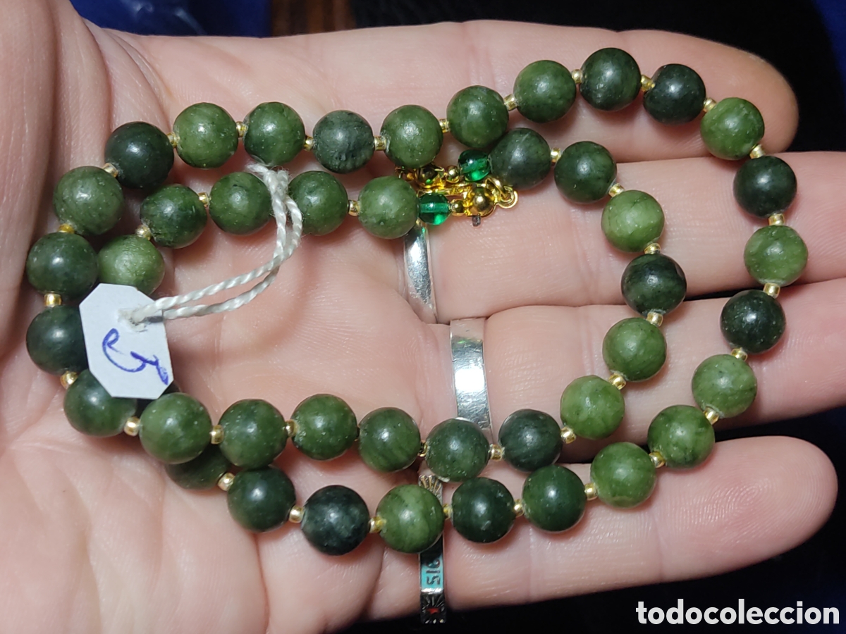 Joyeria: Collar de jade & pedrer&iacute;a verde.*5* - Foto 7