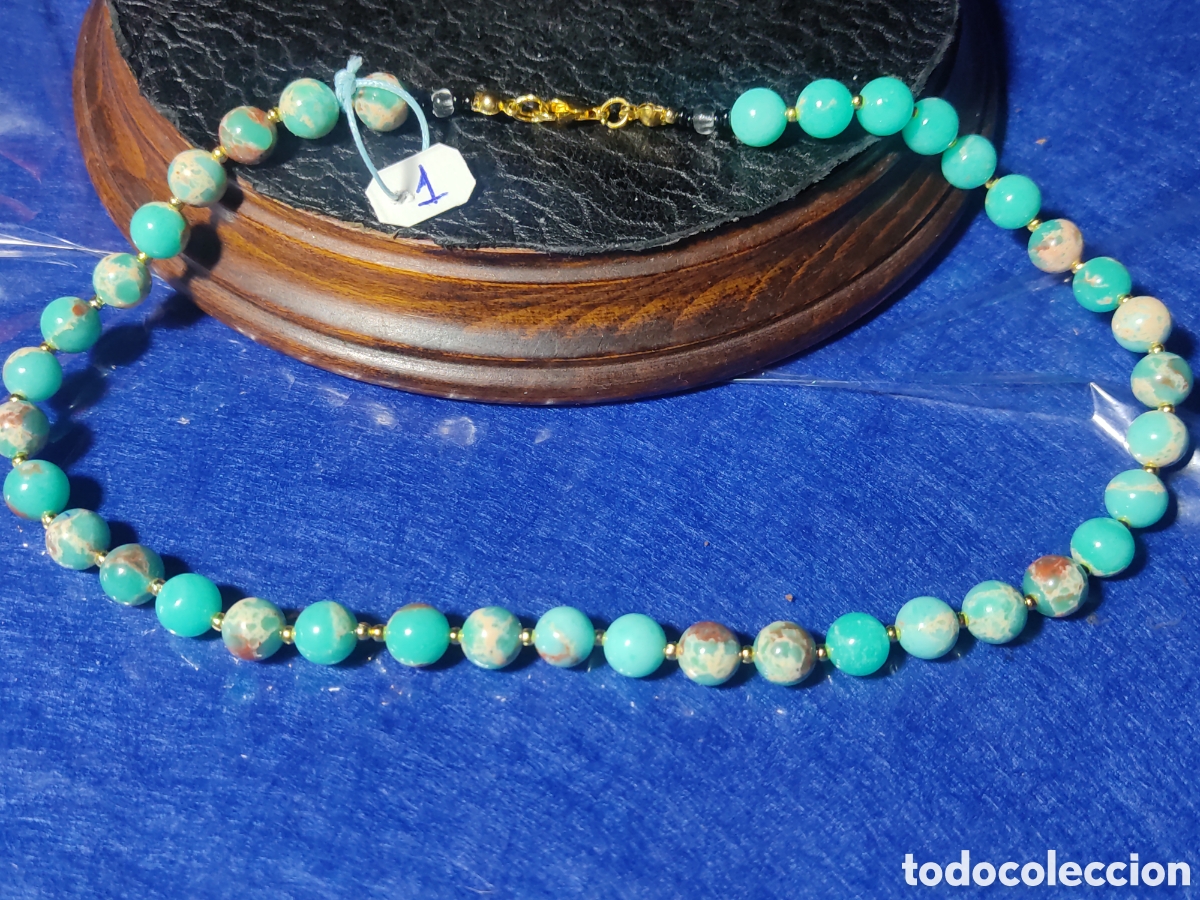 Joyeria: Collar de Jaspe piel de serpiente. *1* - Foto 3