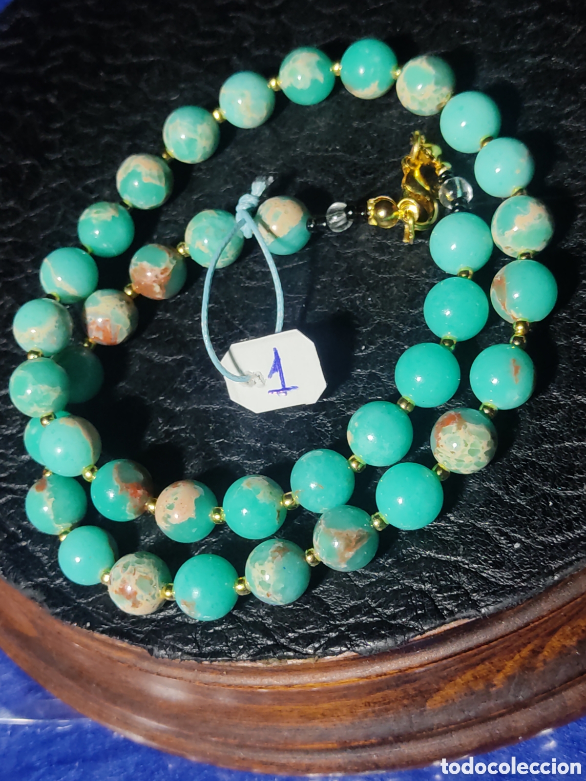 Joyeria: Collar de Jaspe piel de serpiente. *1* - Foto 5