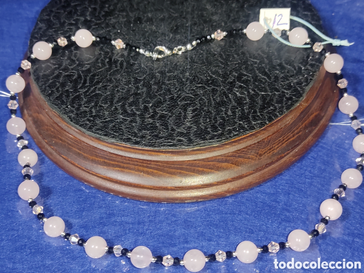 Joyeria: Collar de cuarzo rosa. *12* - Foto 3