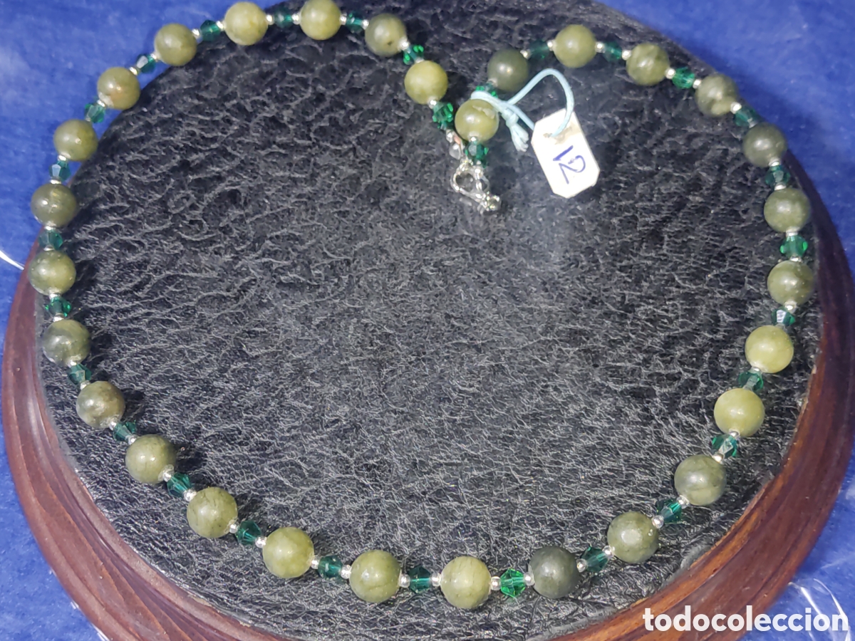 Joyeria: Collar de Jade o pedrer&iacute;a verde. *12* - Foto 2