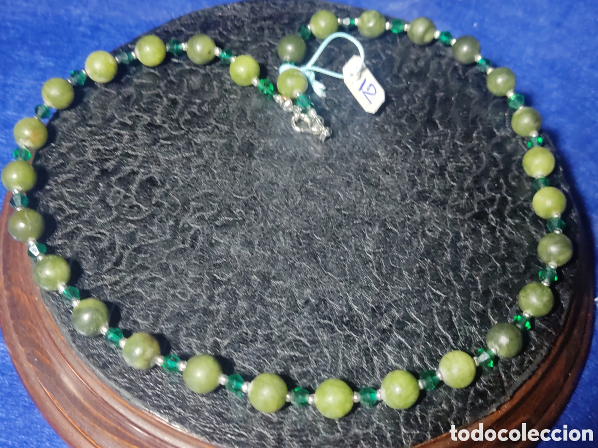 Joyeria: Collar de Jade o pedrer&iacute;a verde. *12* - Foto 3