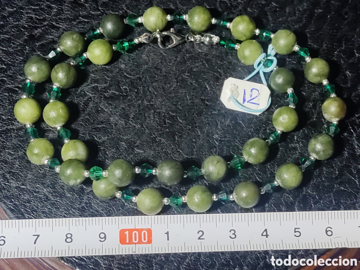 Joyeria: Collar de Jade o pedrer&iacute;a verde. *12* - Foto 4
