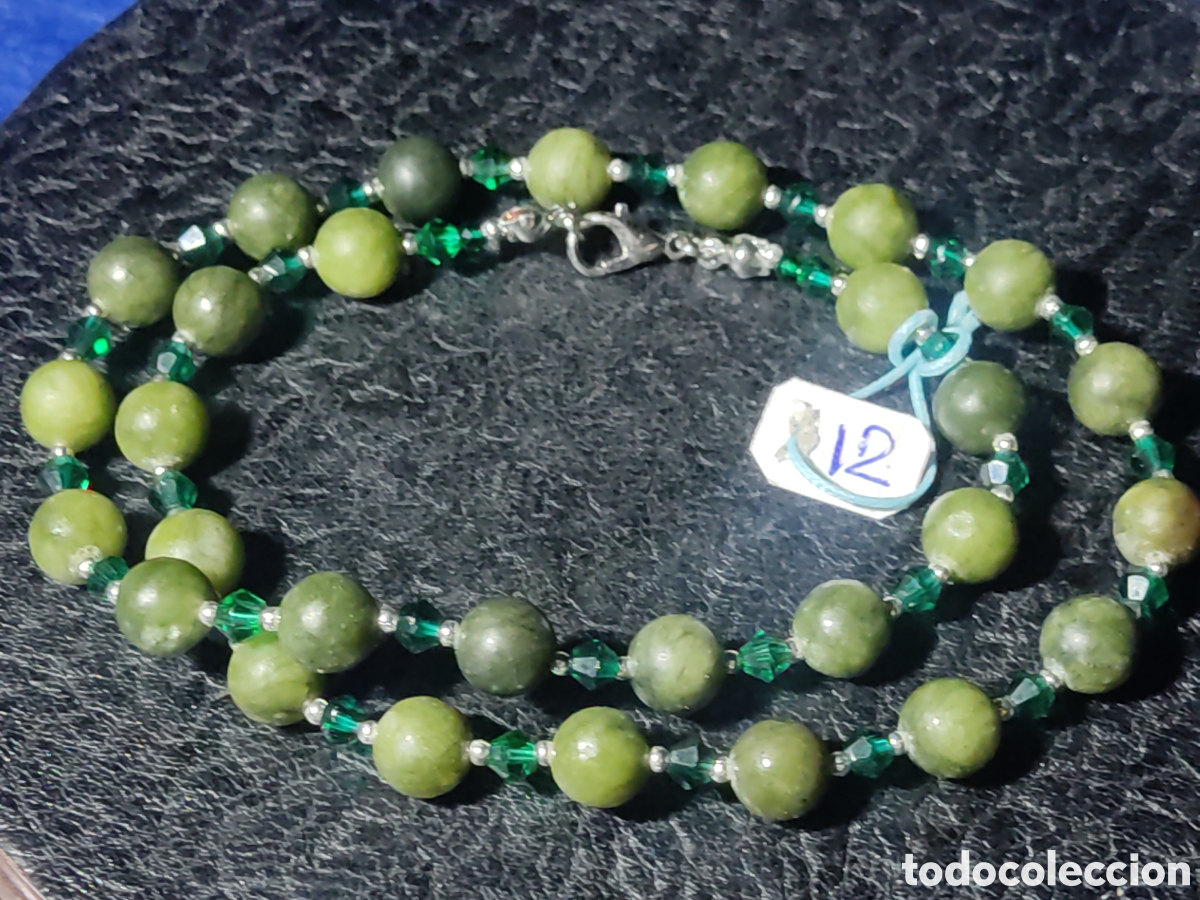 Joyeria: Collar de Jade o pedrer&iacute;a verde. *12* - Foto 5