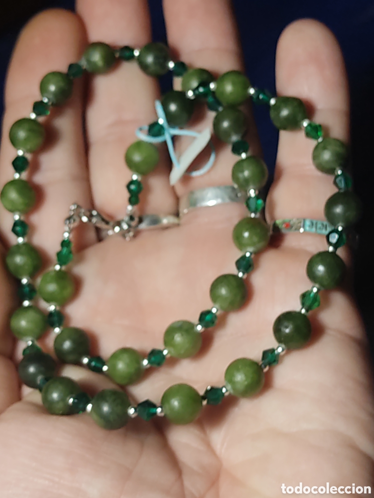 Joyeria: Collar de Jade o pedrer&iacute;a verde. *12* - Foto 6