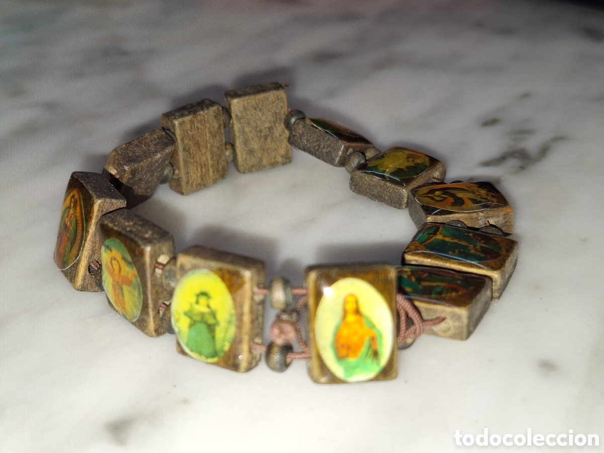 Joyeria: Pulsera rosario madera - Foto 2