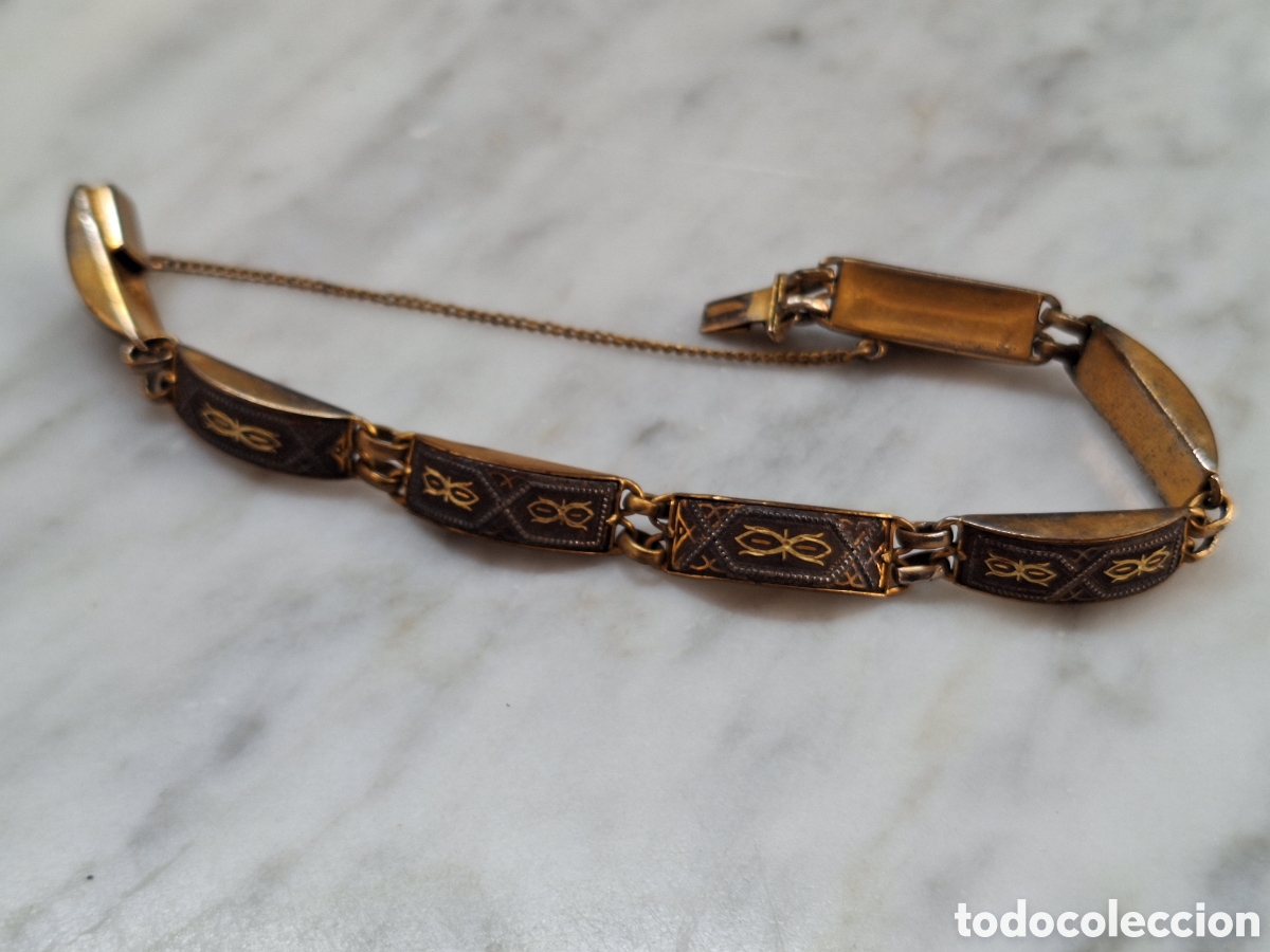 Joyeria: Pulsera dorada con cierre - Foto 1