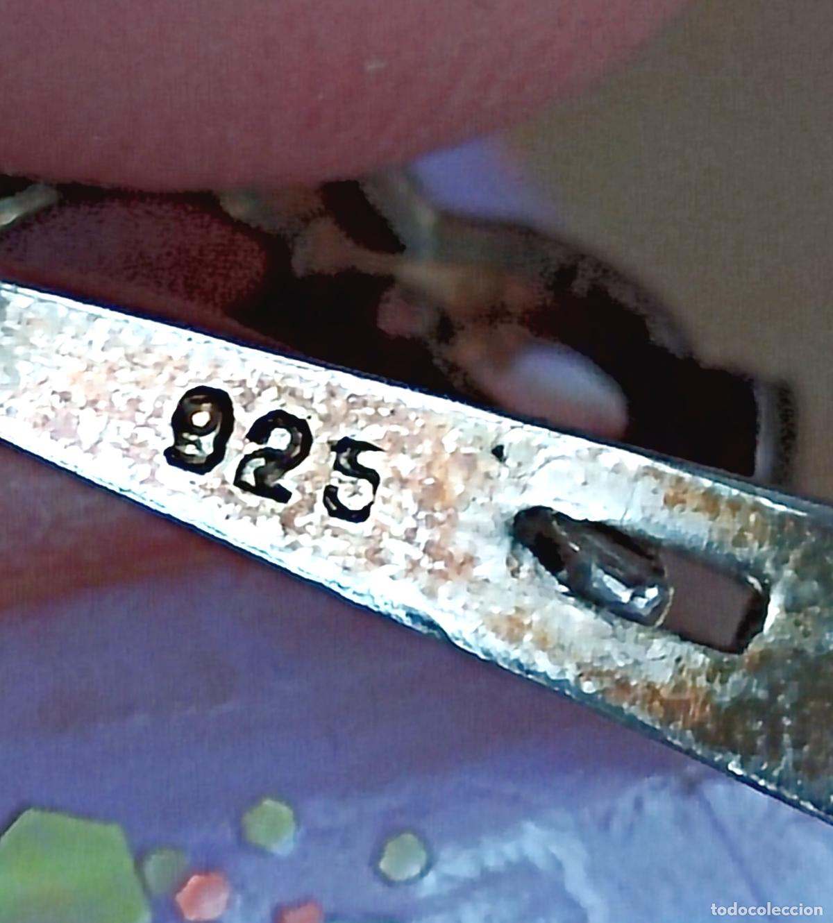 Joyeria: Pendientes de plata de ley contrastada 925 mm. Cierre de pala. - Foto 4