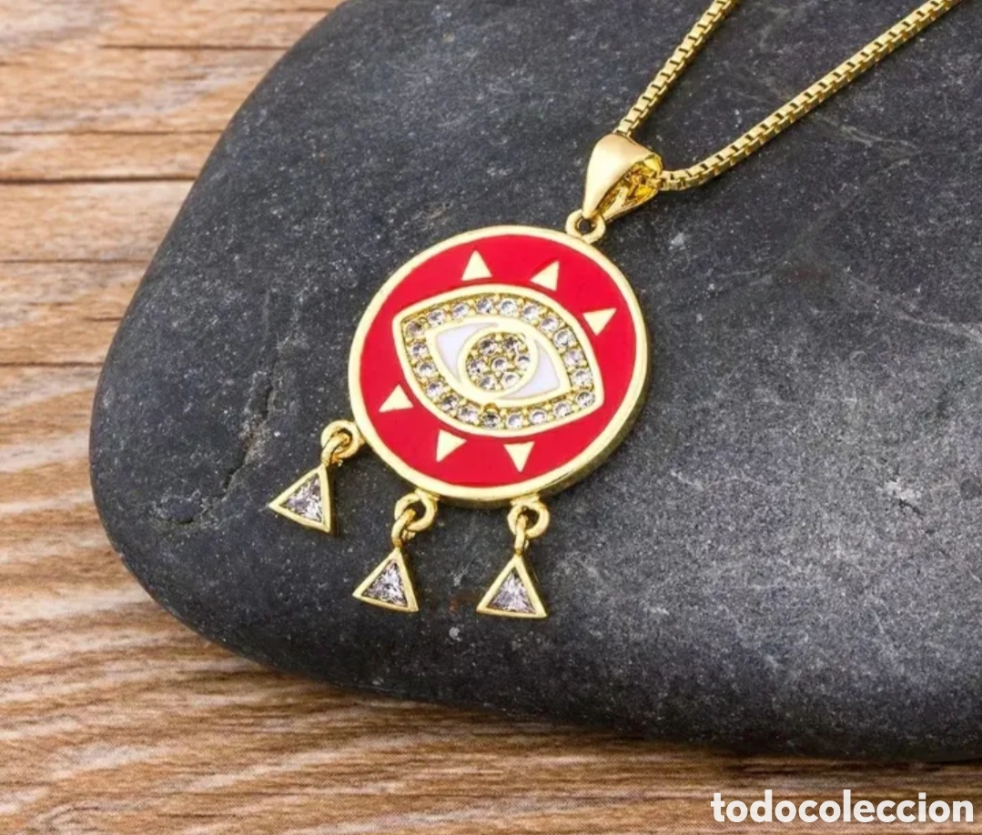 Joyeria: FANT&Aacute;STICO COLGANTE AMULETO PROTECTOR OJO TURCO. REF S5 EOS AMULETOS - Foto 2