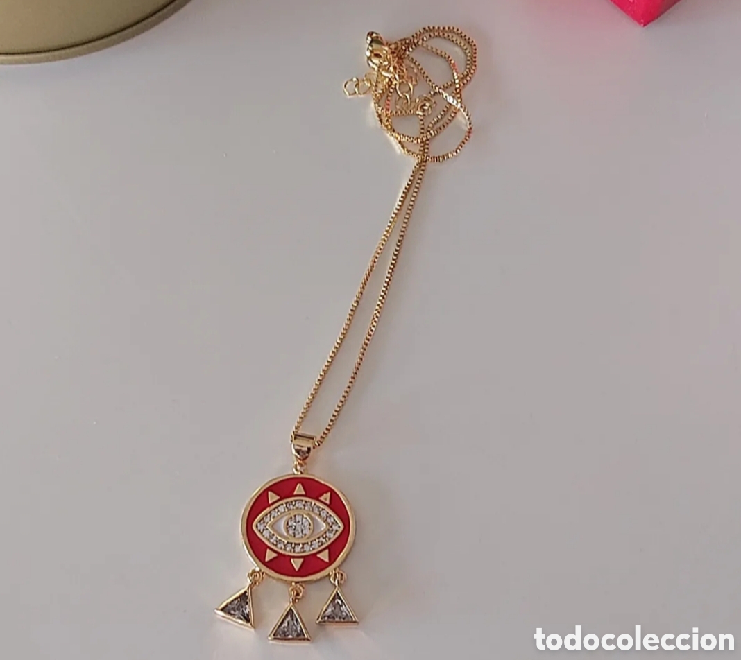 Joyeria: FANT&Aacute;STICO COLGANTE AMULETO PROTECTOR OJO TURCO. REF S5 EOS AMULETOS - Foto 3