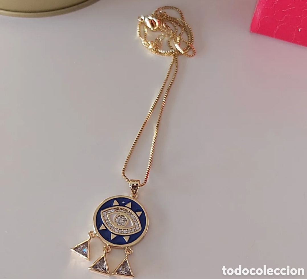 Joyeria: FANT&Aacute;STICO COLGANTE AMULETO PROTECTOR OJO TURCO. REF S5 EOS AMULETOS - Foto 2