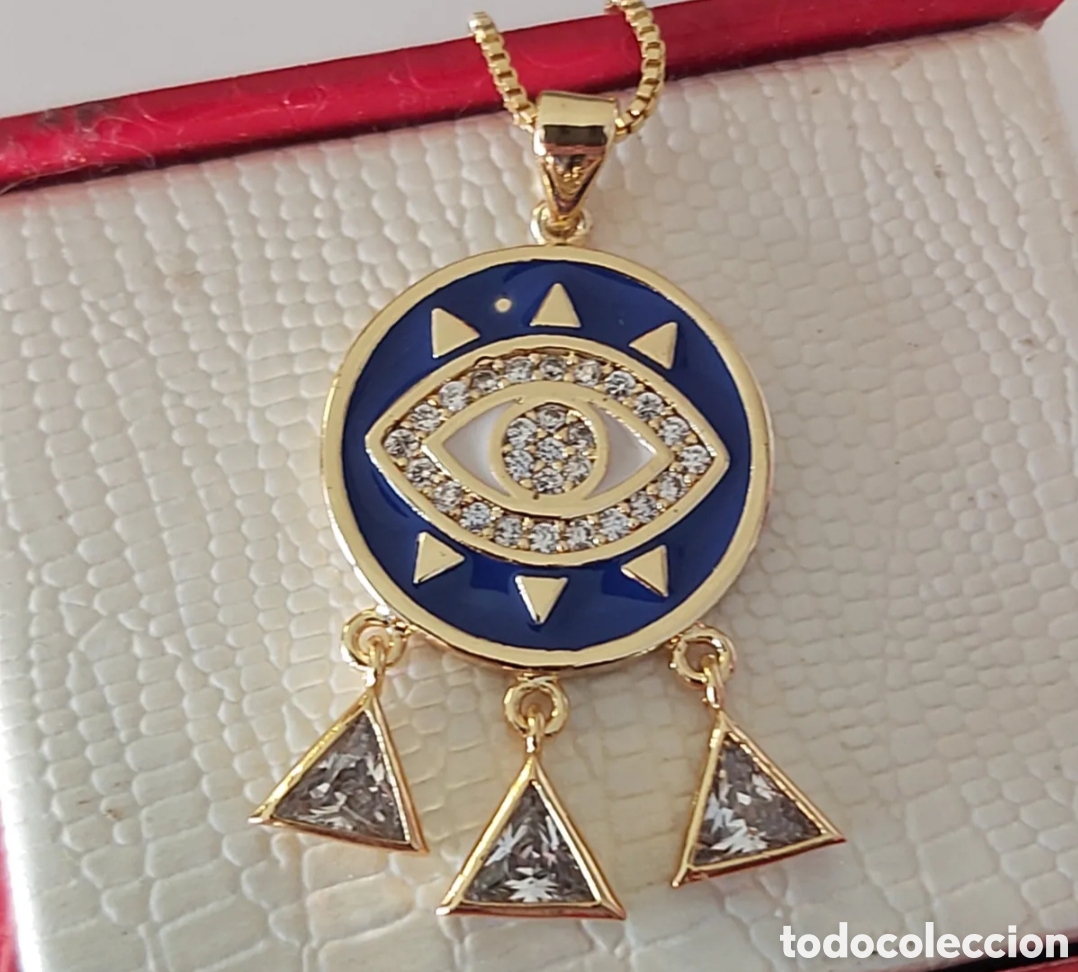 Joyeria: FANT&Aacute;STICO COLGANTE AMULETO PROTECTOR OJO TURCO. REF S5 EOS AMULETOS - Foto 3