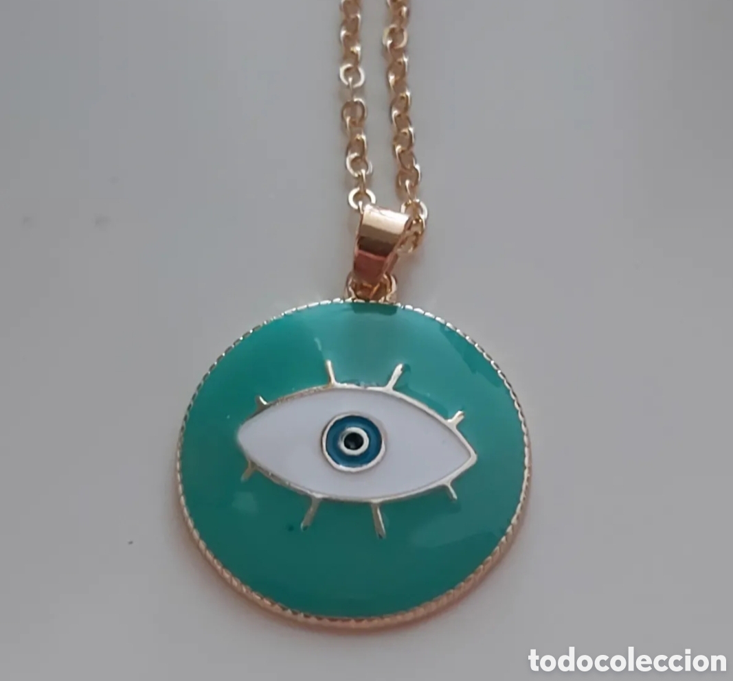 Joyeria: FANT&Aacute;STICO COLGANTE AMULETO PROTECTOR OJO TURCO. REF S6 EOS AMULETOS - Foto 2