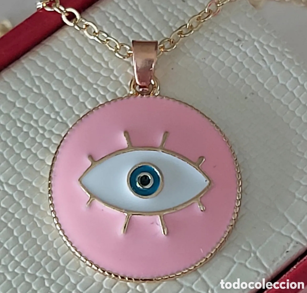 Joyeria: FANT&Aacute;STICO COLGANTE AMULETO PROTECTOR OJO TURCO. REF S6 EOS AMULETOS - Foto 1