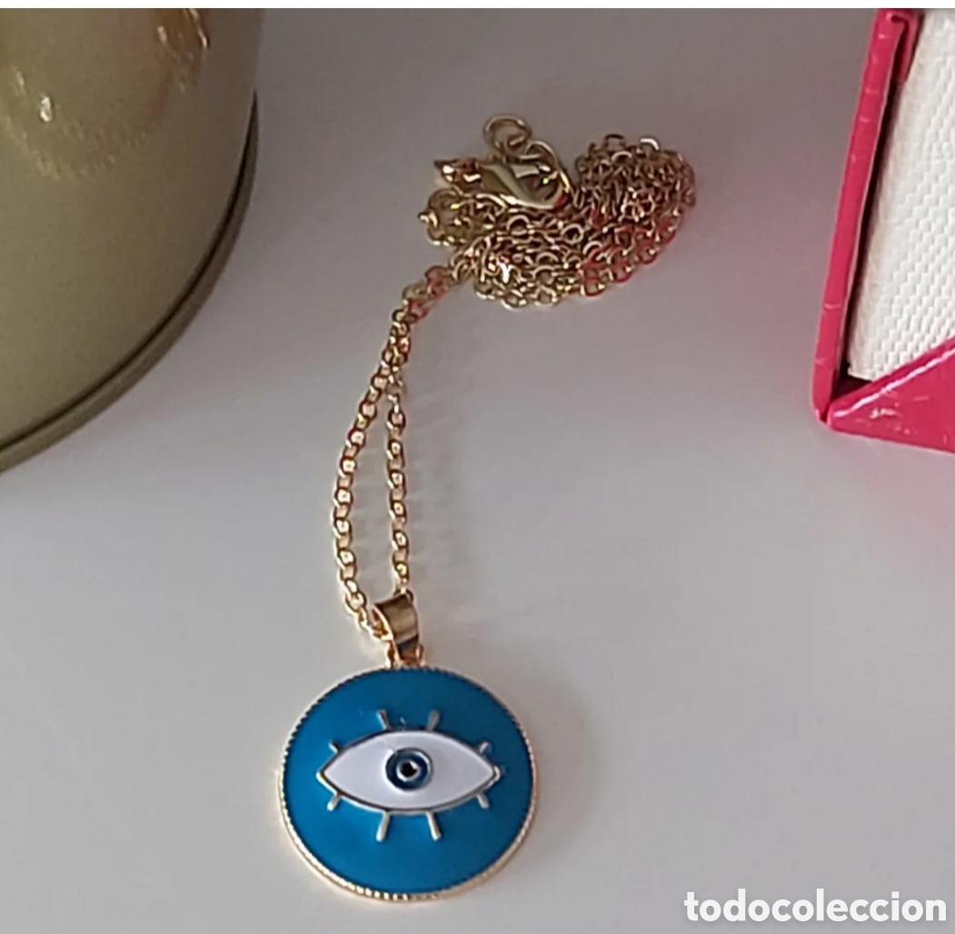 Joyeria: FANT&Aacute;STICO COLGANTE AMULETO PROTECTOR OJO TURCO. REF S5 EOS AMULETOS - Foto 2