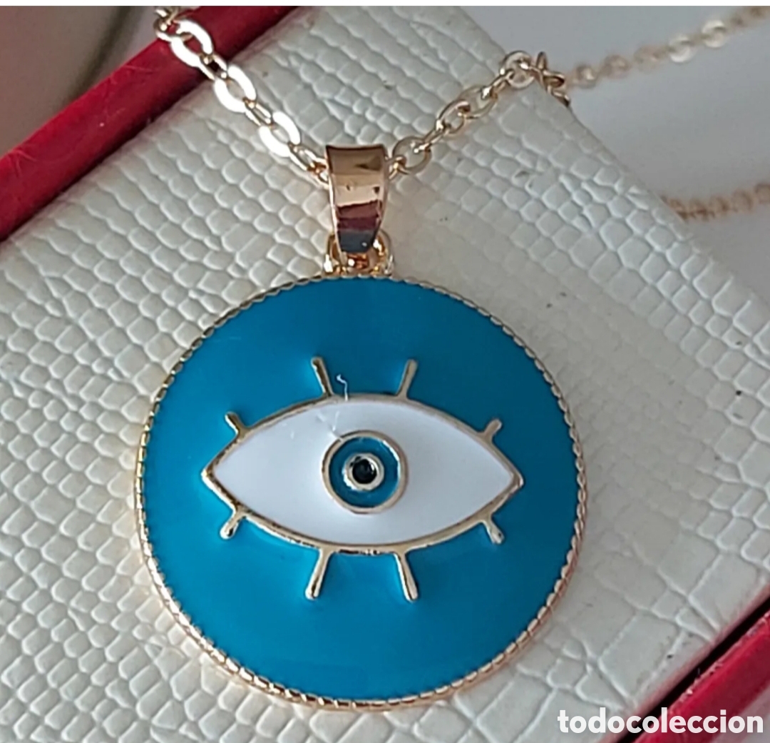 Joyeria: FANT&Aacute;STICO COLGANTE AMULETO PROTECTOR OJO TURCO. REF S5 EOS AMULETOS - Foto 3