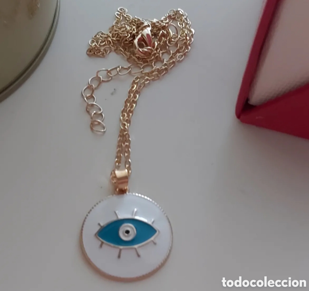 Joyeria: FANT&Aacute;STICO COLGANTE AMULETO PROTECTOR OJO TURCO. REF S6 EOS AMULETOS - Foto 2