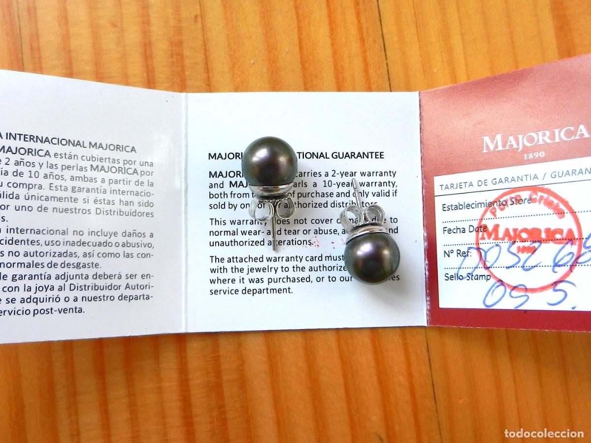 Joyeria: Perlas negras, pendientes de plata - Foto 2