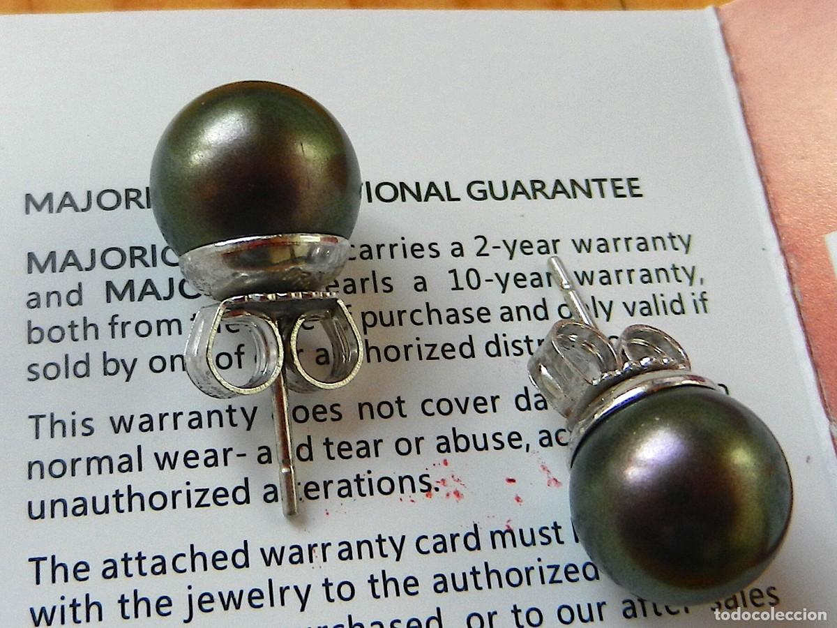 Joyeria: Perlas negras, pendientes de plata - Foto 3