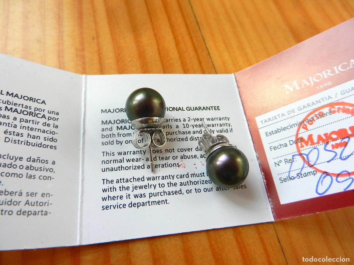 Joyeria: Perlas negras, pendientes de plata - Foto 4