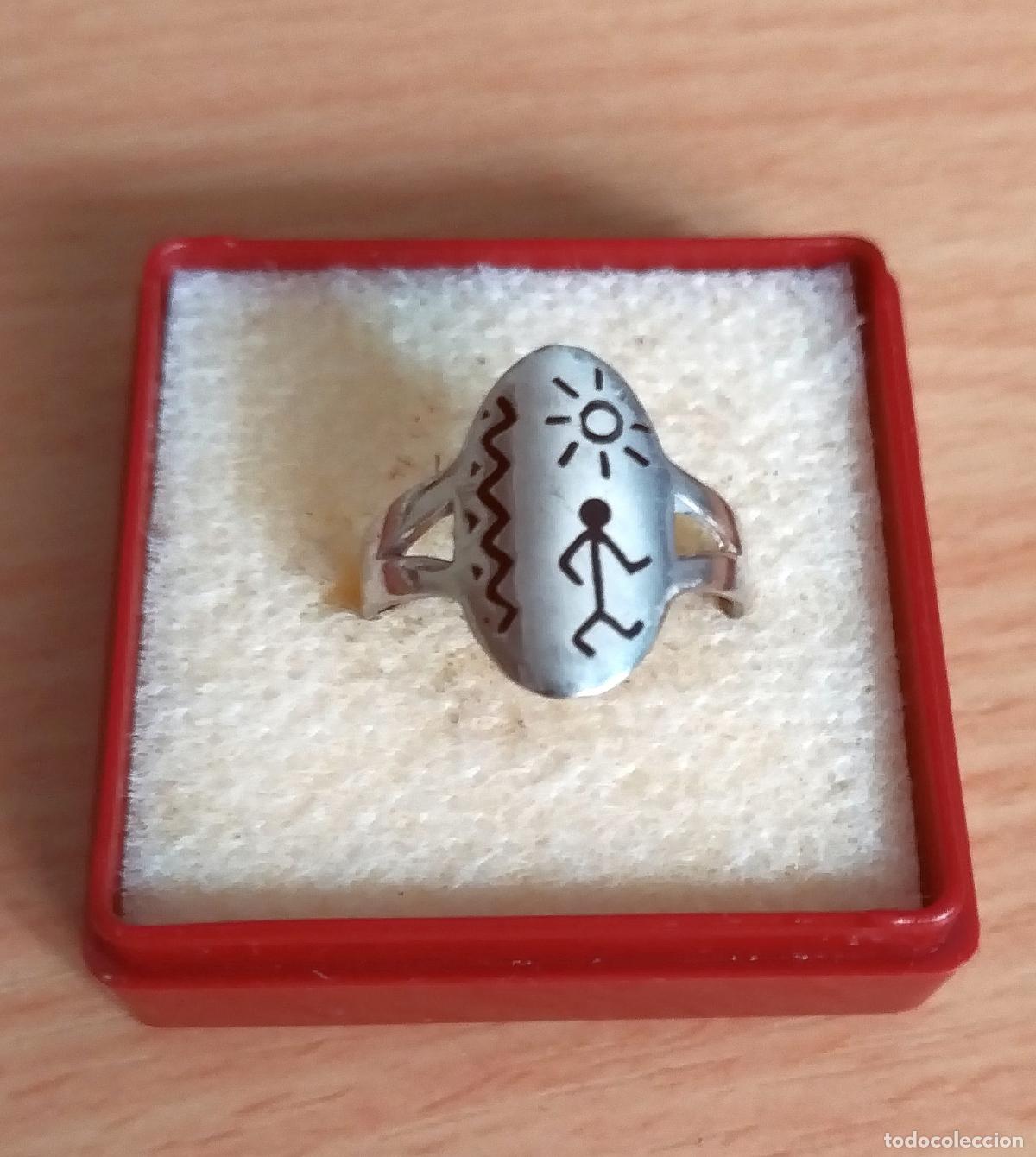 Joyeria: Anillo de plata de ley, tipo sello. - Foto 1